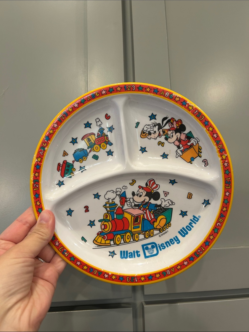 Mickey Walt Disney World plate